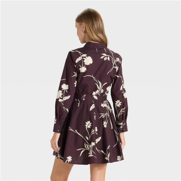 Women's Button-Down Shirt Dress SMALL - Picture 2 of 3